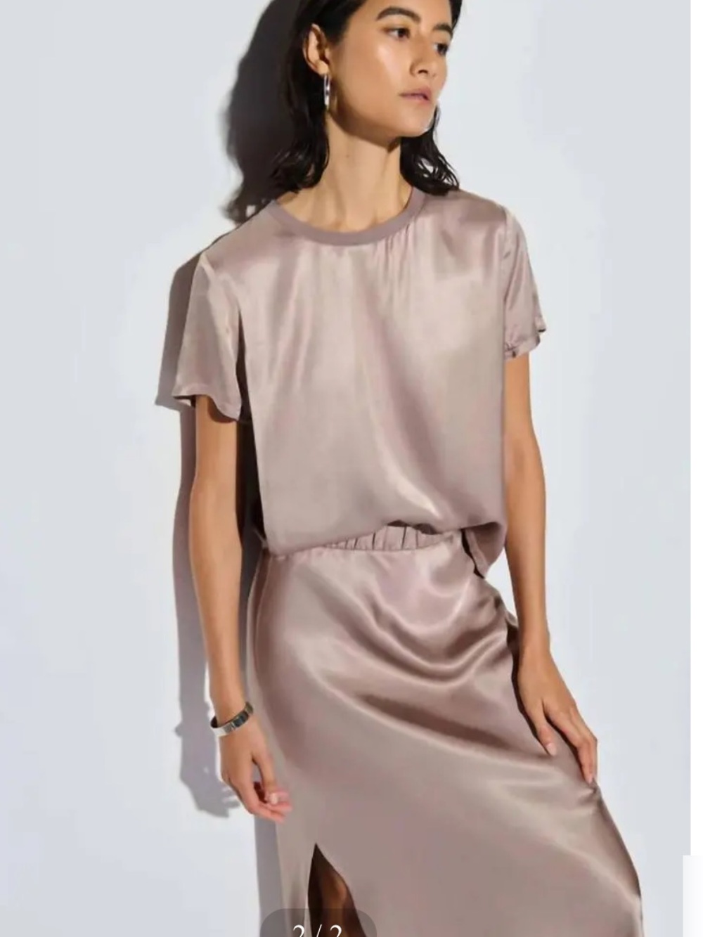 Nation LTD Marie Satin Top NWT